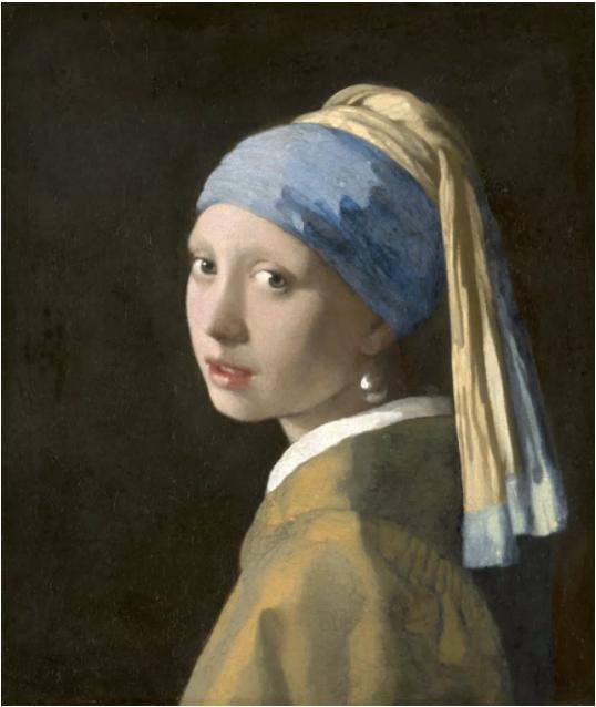 维米尔,《戴珍珠耳环的少女》。图片:by Ivo Hoekstra;courtesy of the Mauritshuis,The Hague
