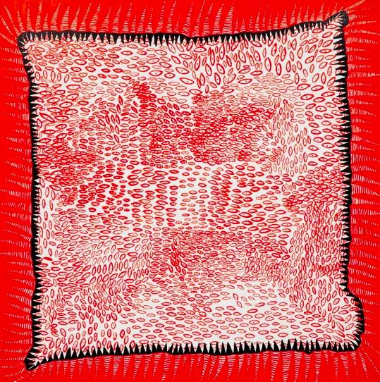 草间弥生,《Meditation》,2017。图片:致谢富艺斯