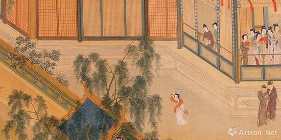 ●《汉宫春晓图》局部放大