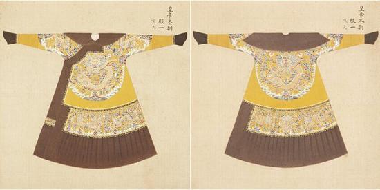 冬朝服一