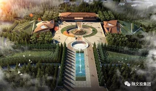 黄帝陵文化公园效果图