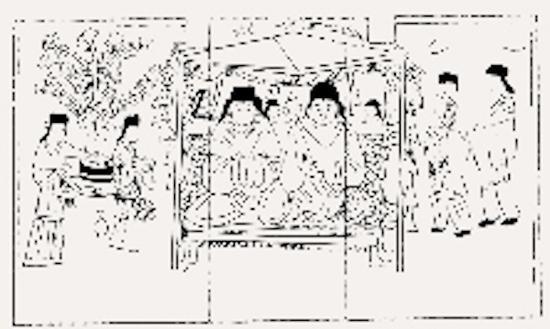 图3.4 山西大同智家堡沙场墓石椁北壁壁画
