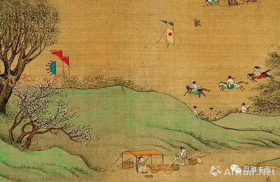 明本《清明上河图》中民间百姓组织习武的情景(图13)