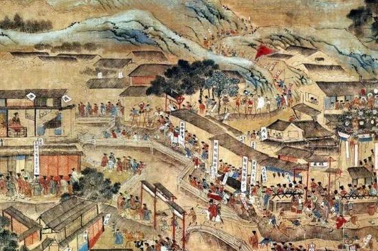 《南都繁会景物图卷》反映了明朝旧都南京市井的情形