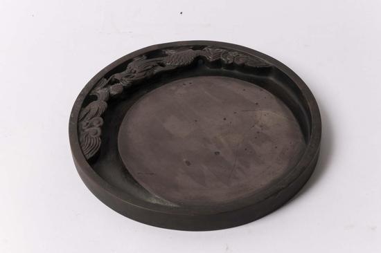 隐元款矢守翁遗爱端砚(明)18.5x18.5X2cm