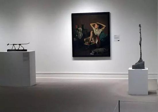 在大都会艺术博物馆中展出的《瑟蕾莎之梦》,图片来源:视觉中国。