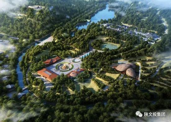 黄帝陵文化公园效果图