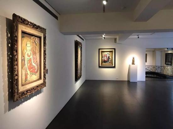 钟泗滨百岁冥诞台湾回顾展现场。图片:致谢亚洲艺术中心