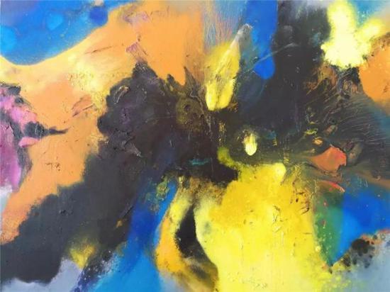 秋色 | 刘振忠 || 120cm x 100cm | 2017