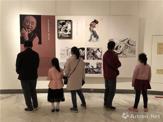 “二十世纪中国美术家的记忆——大雅宝胡同甲2号文献展”现场