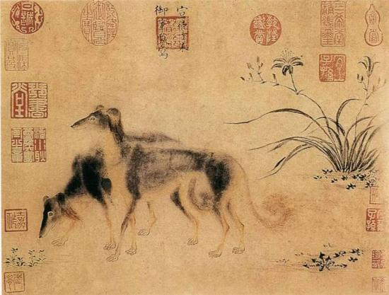 明,朱瞻基,《双全图》