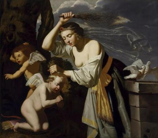 Jan van Bijlert Venus Chastising Cupid