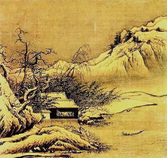 雪堂客话图:夏圭作,北京故宫博物院藏。