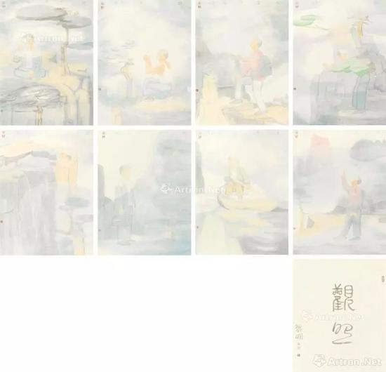▲田黎明 观照 成交价:667万元