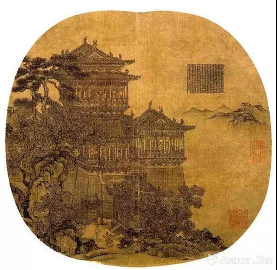 ● 元夏永《岳阳楼图》