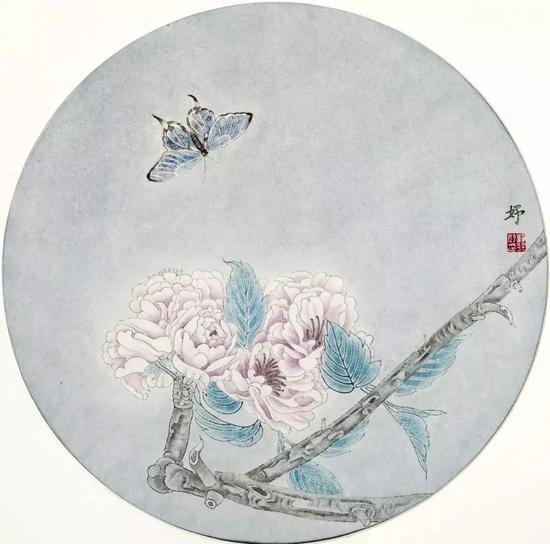 《蝶恋花。榆叶梅》