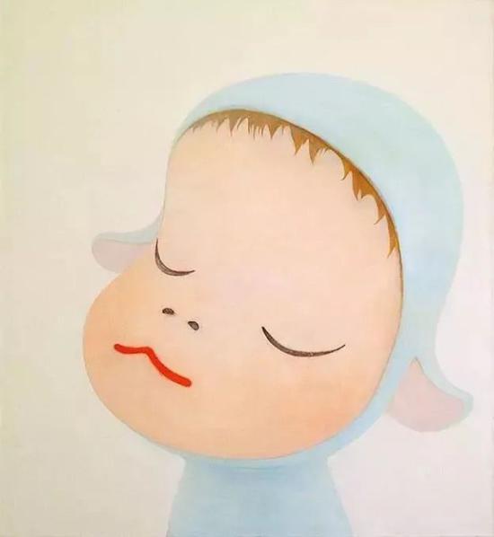 奈良美智《Blue sheep》,1999年