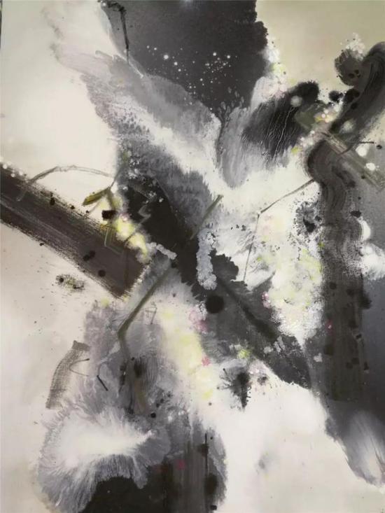 梨花雪 | 刘振忠 || 90cm x 120cm | 2018