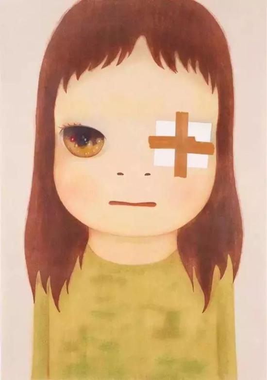 奈良美智笔下的小女孩有了大眼睛,他开始和世界和解