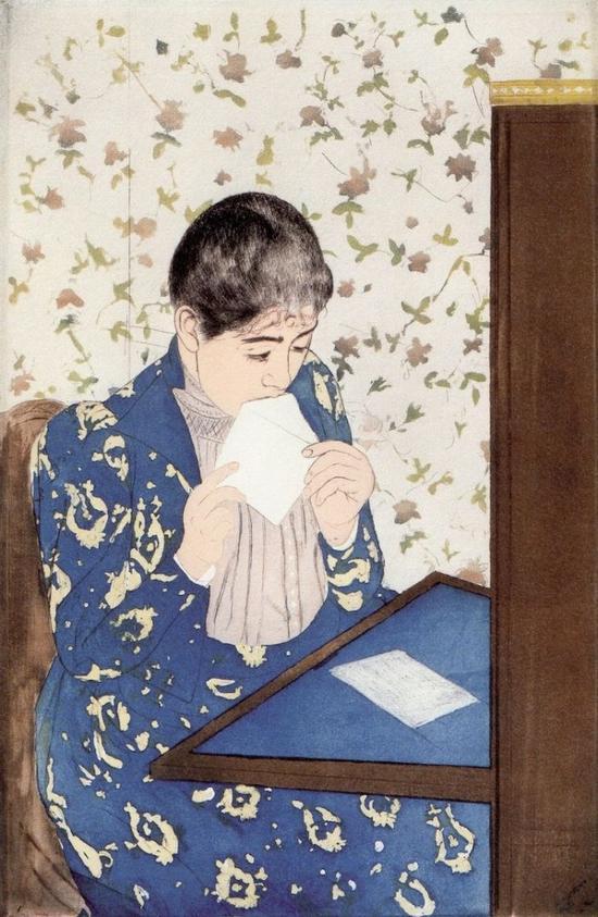 Mary Cassatt, The Letter (1890-1891) (Photo: Kathleen via Wikimedia Commons)