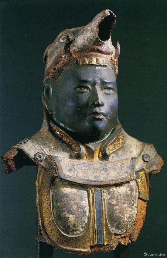 五部净像,奈良时代,脱活干漆上彩,残高50 厘米,日本国宝,奈良兴福寺藏