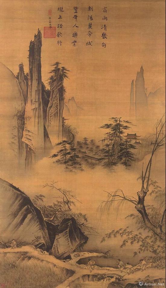 ● 南宋马远《踏歌图》