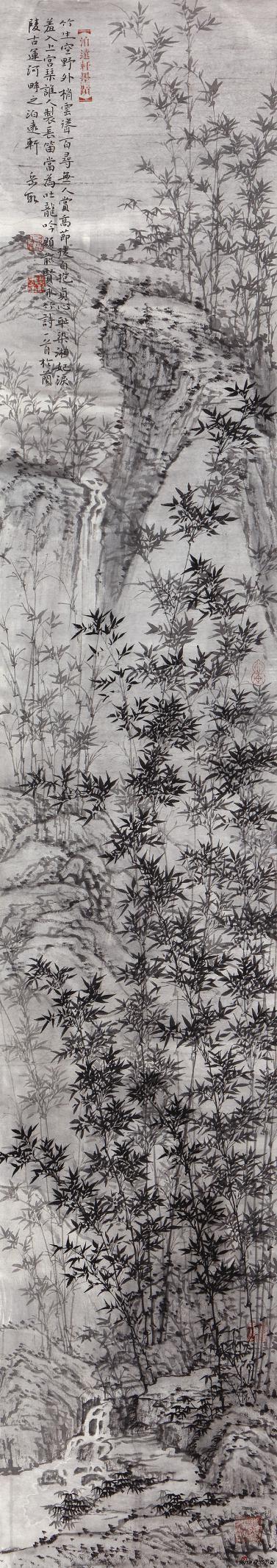 梢云耸百寻 173cm×31cm 2018