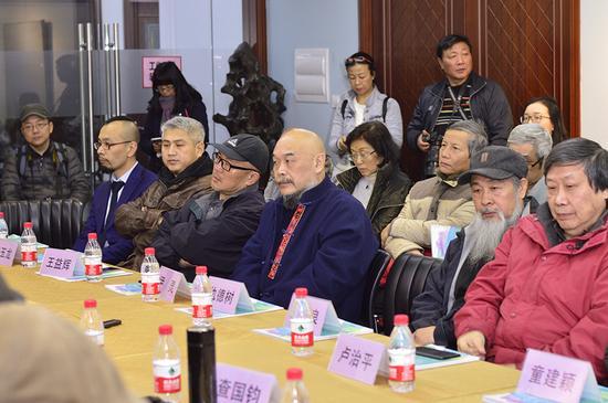 “异号——2018上海抽象画会春季展”学术研讨会现场