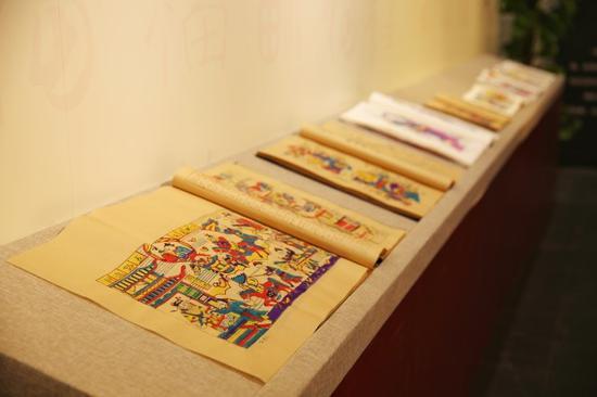 杨家埠木版年画《历代帝王全图》