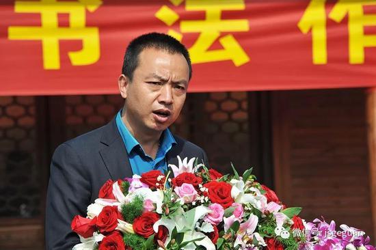 江苏格冠农林科技有限公司总经理许乐斌致词