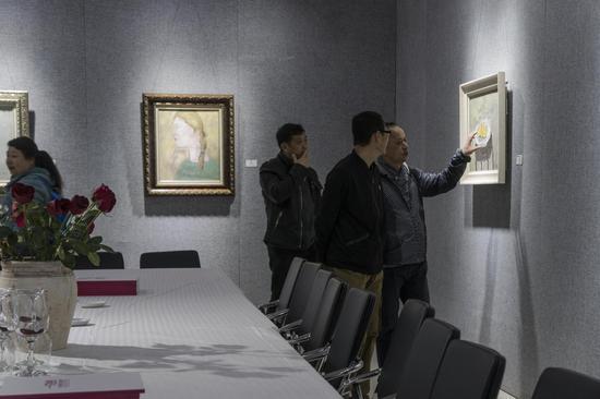 花的道来展览现场