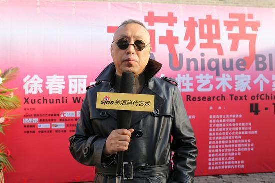 特邀嘉宾艺术家马堡中接受新浪当代艺术采访