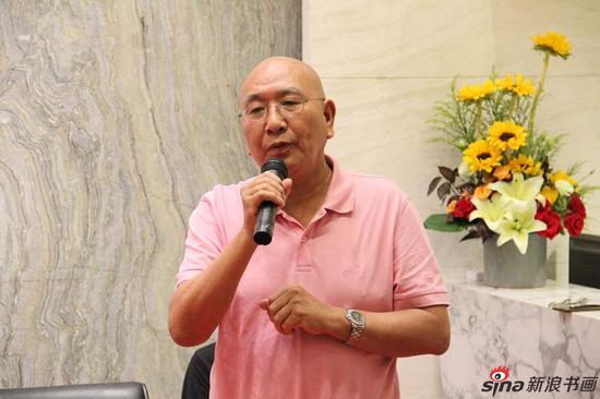 上海市美协油画艺委会常务副主任,黄阿忠先生致辞