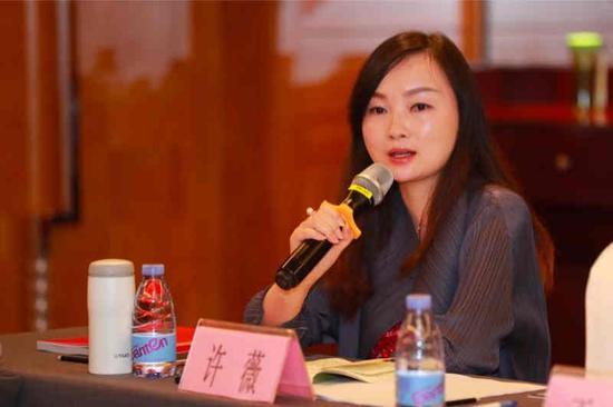 南京艺术学院舞蹈学院副院长许薇发言