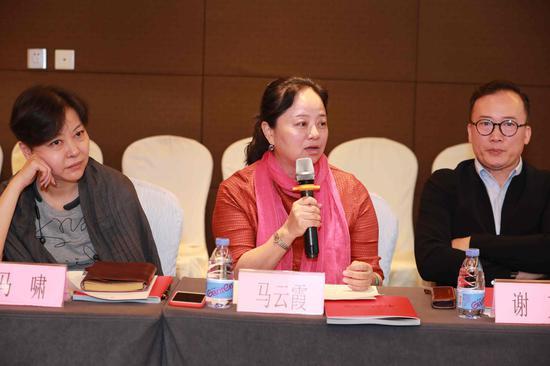 中央民族大学舞蹈学院院长马云霞发言