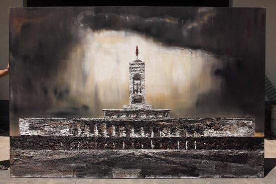 60《馆 2016.1》 200×300cm 布面油画 2016年 段江华