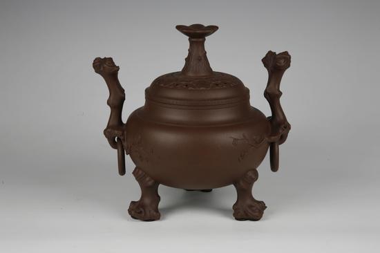 艺术家许成权作品 梅花鼎