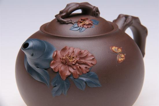 凤穿牡丹 艺术家赵曦鹏作品