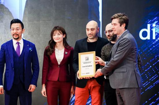 DI CESARE DESIGN董事&设计总监Luca&Andrea(两位意大利设计师)获奖