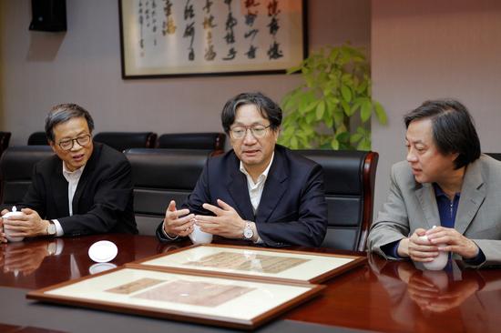 中国文联副主席、西泠印社副社长兼秘书长陈振濂讲话