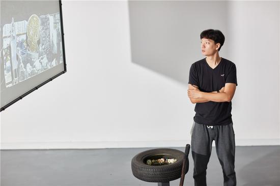 “放纵的超体 众物狂欢”展览现场,鸣谢chi K11 艺术空间,摄影:朱锐