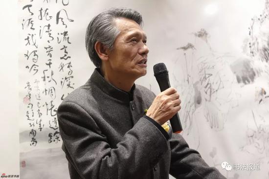 刘洪彪代表中国书协祝贺并讲话