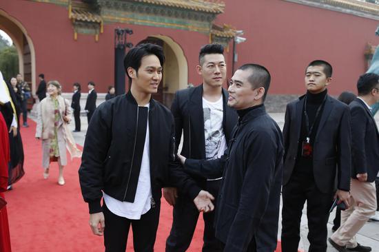 黄恺杰在开幕现场