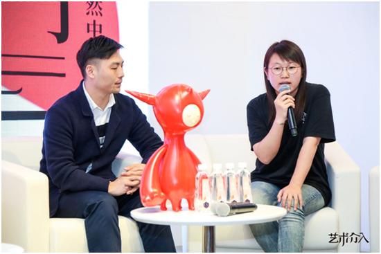 北京茶树与青文化传播有限公司创始人金海鑫(右)