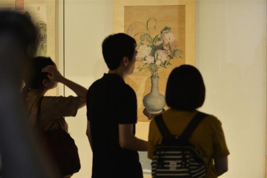 《清代中期绘画特展》展览现场