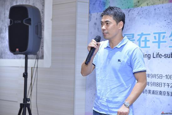 中国国家画院研究员,《中国美术报》副总编陈明先生致词