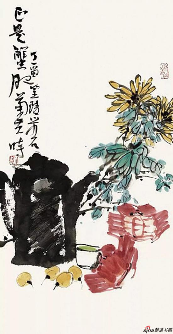 省广电荔枝艺术馆馆长,南京市花鸟画研究会理事田步石作品