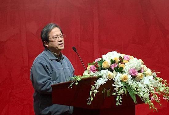 中国文联副主席、中国美术家协会副主席冯远致辞
