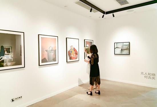 何吉庆个展开幕现场