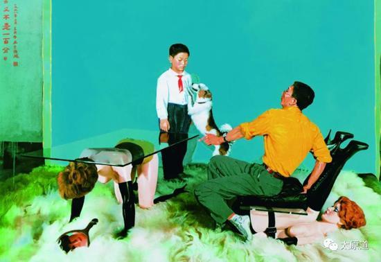 王兴伟作品《又不是一百分》,1998年